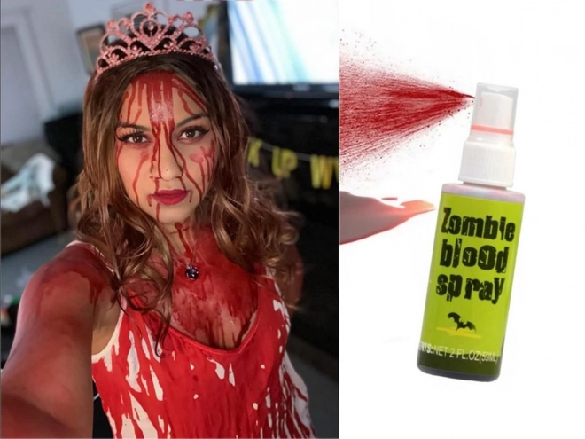 Spray sânge halloween machiaj demontabil 60ml