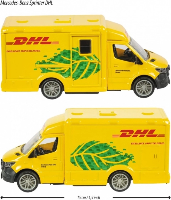 Mașinuță Majorette Mercedes-Benz DHL