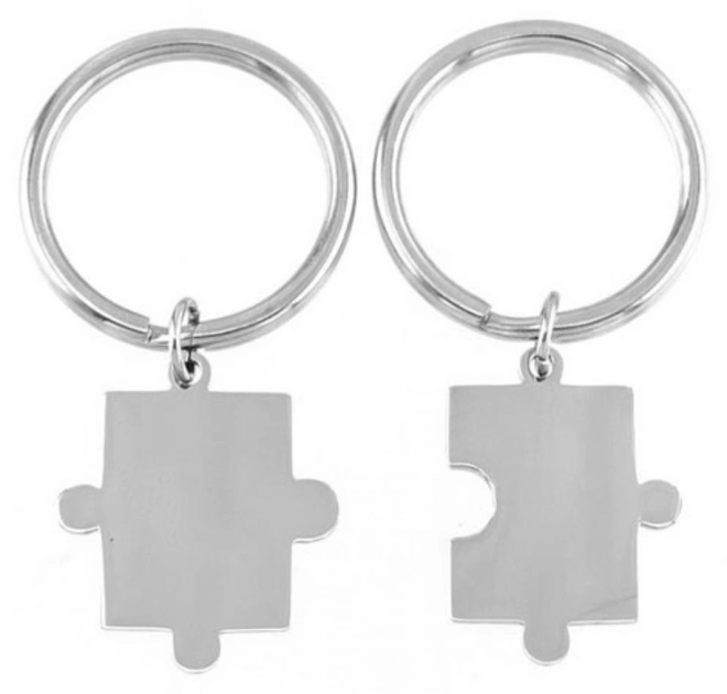 Piese puzzle pandantiv oțel