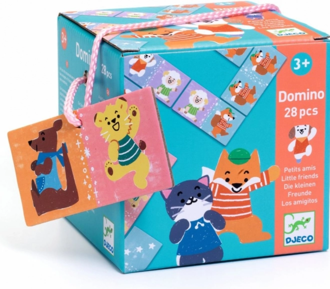 DJECO Domino cu animale și numere