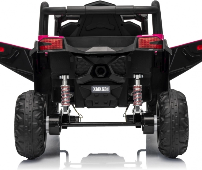 Automobil electric pentru copii Buggy Madman UTV-MX roz