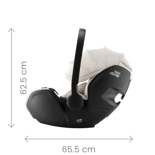 Scaun auto pentru copii comod și sigur Baby-Safe Pro, Soft Taupe