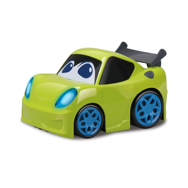 Mașină sport Kiddy Go! verde cu lumini și sunete