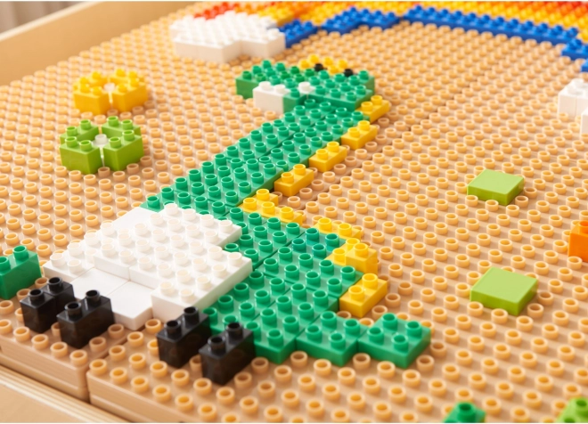 Set de construcție MASTERKIDZ STEM cu 563 piese și 4 atașamente pentru panou