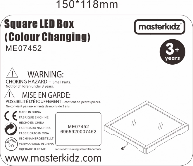 Panou luminos LED cu telecomanda Masterkidz