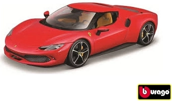 Model auto metalic Bburago Ferrari 296 GTB 1:18 roșu