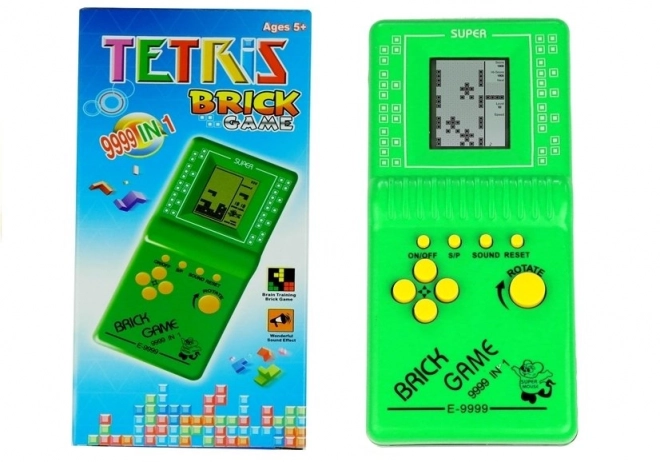 Joc electronic portabil verde Tetris