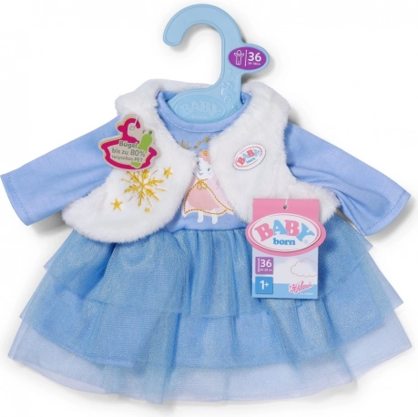 BABY born rochiță de iarnă pentru păpuși 36 cm cu veste