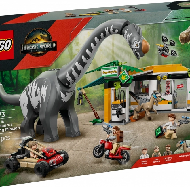 LEGO Jurassic World Pe urmele titanosaurlui și raptorului