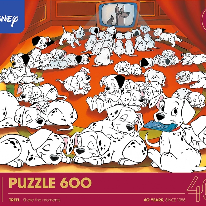Puzzle Trefl Disney: 101 Dalmațieni 600 piese