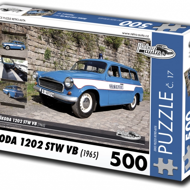RETRO-AUTA Puzzle nr. 17 Škoda 1202 STW VB (1965) 500 piese