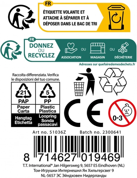 Minge antistres pufoasă curcubeu