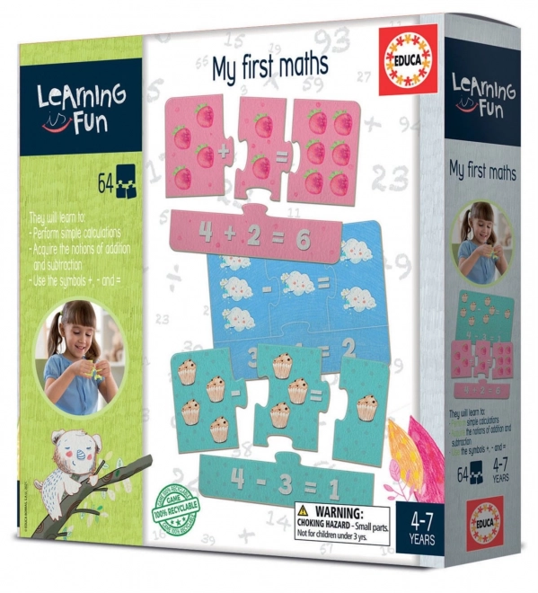 Puzzle educativ şi joc Educa Learning is Fun: Primii mei paşi în matematică