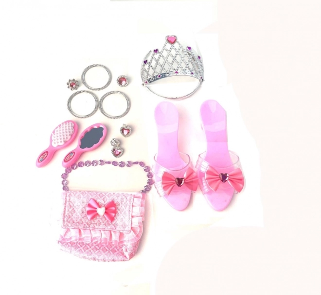 Set prințesă pantofiori, fustiță, oglindă