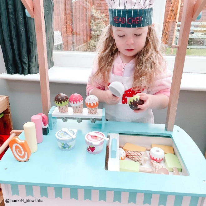 Bigjigs Toys Cărucior pentru înghețată