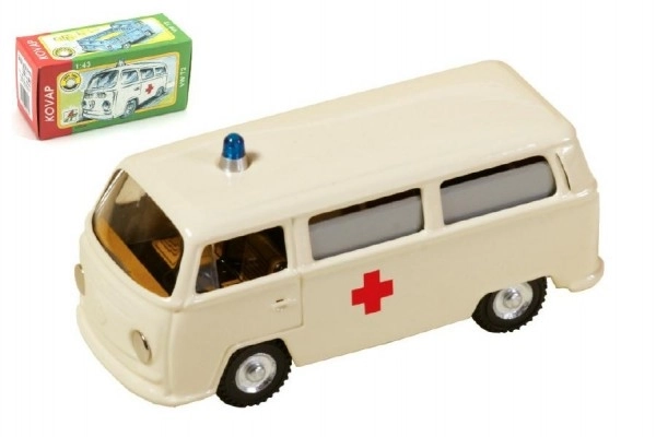 Ambulanță din metal VW 12cm 1:43 Kovap