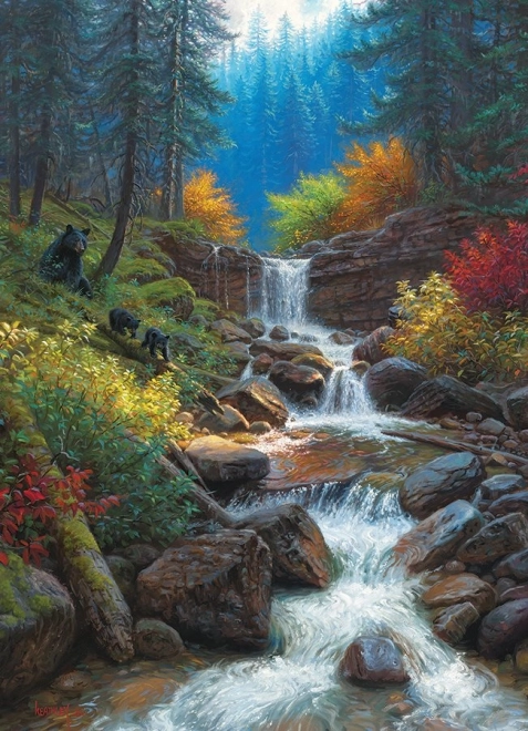 Puzzel Horská Cădere de Apă 1000 Piese