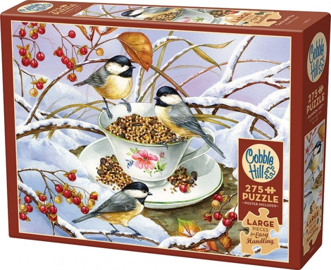 Puzzle păsări la ceai - 275 piese XL