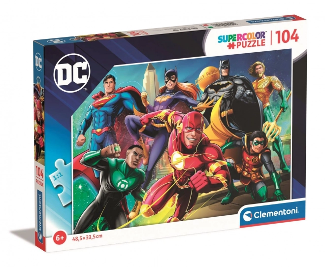 puzzle supercolor colectia supereroi dc comics