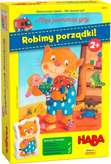 Prima mea jocuri - curățenie cu pisicuța