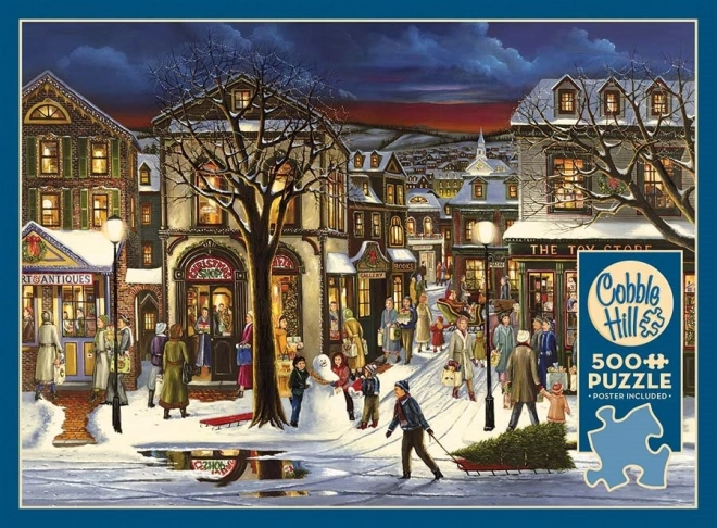Puzzle de Crăciun 500 Piese Cobble Hill
