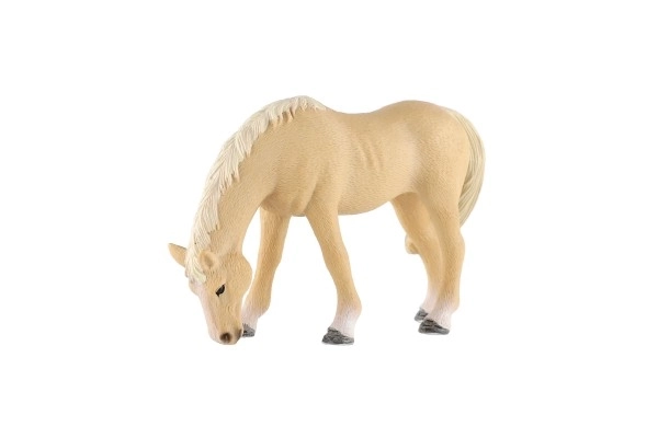 Cal încântător palomino de 13cm din plastic