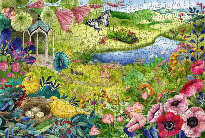 Puzzle din lemn Grădina Sălbatică 500 de piese