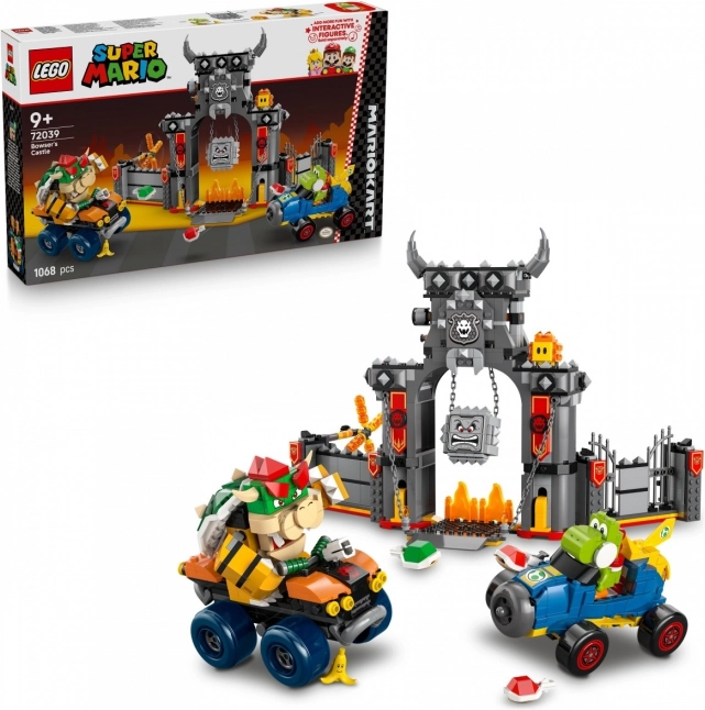 Set de construit Mario Kart - Bowser și castelul său
