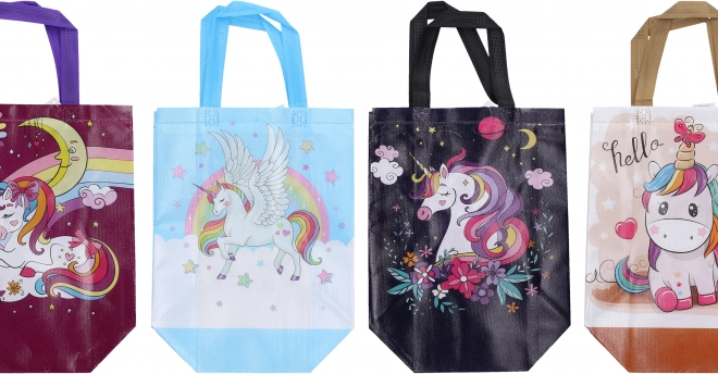 Pungă cadou S pentru copii din material nețesut 27 × 29 × 12 cm
