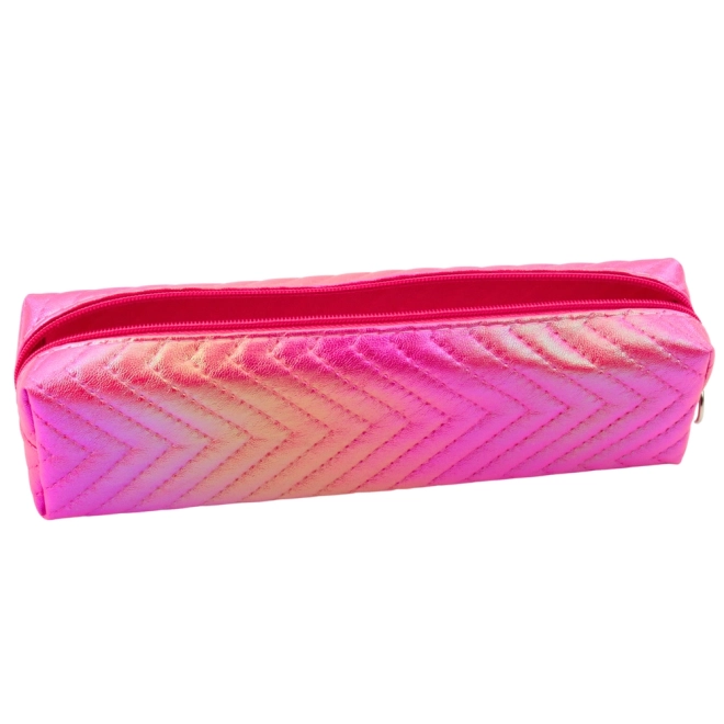 Penar metalic roz roz pentru fete cu model ondulat