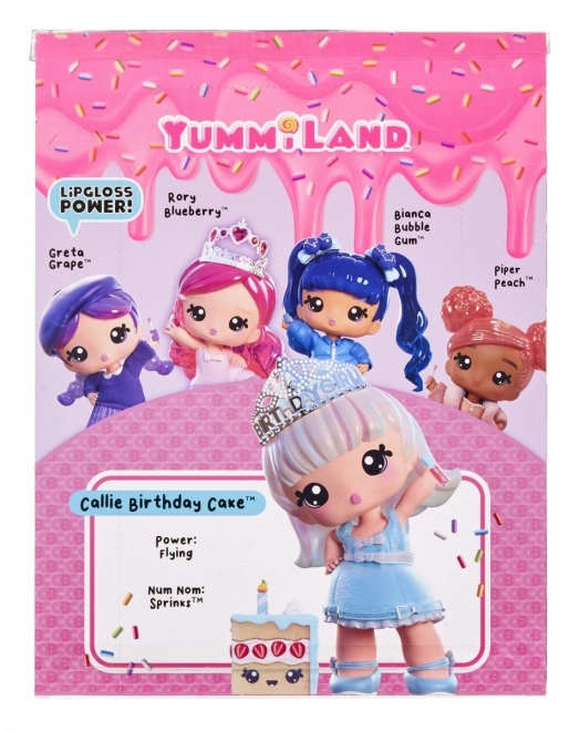 Păpușa Yummiland Lipgloss Pet - Tort de Ziua de Naștere Callie