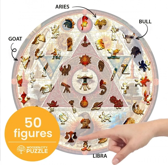 Puzzle de lemn Ochiul Universului 505 piese