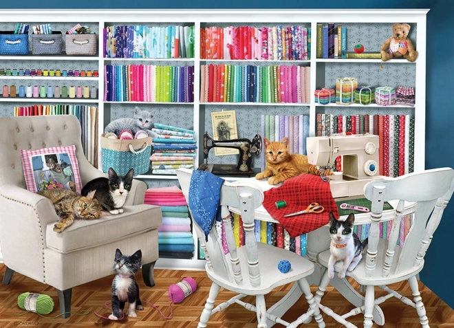 Puzzle Atelier de cusut 1000 piese