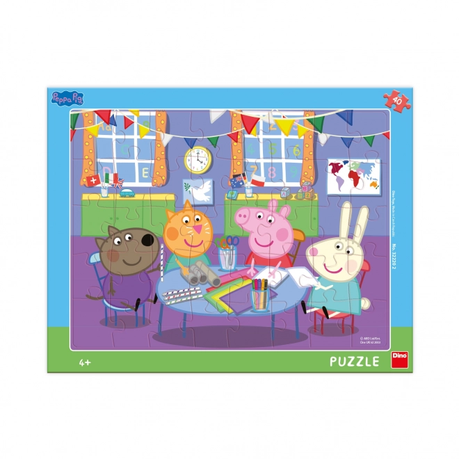 Puzzle Dino Peppa Pig 40 piese