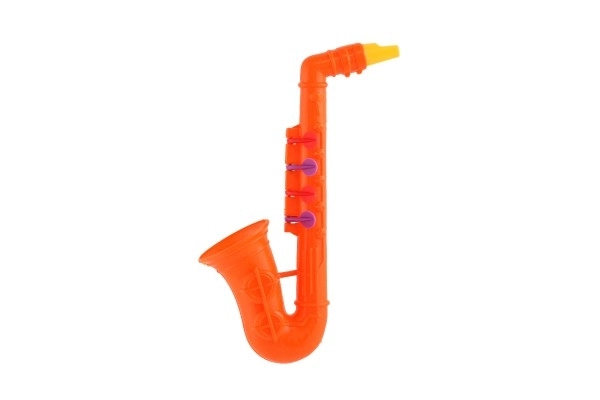 Saxofon de jucărie din plastic 24cm pentru copii