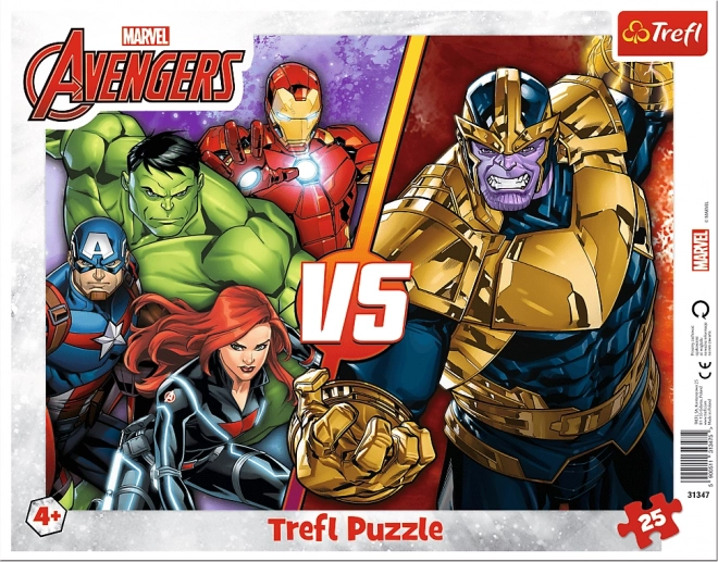 Puzzle TREFL echipa de neînvins Avengers 25 piese