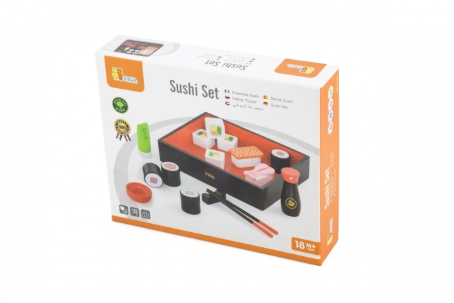 Set lemn Sushi