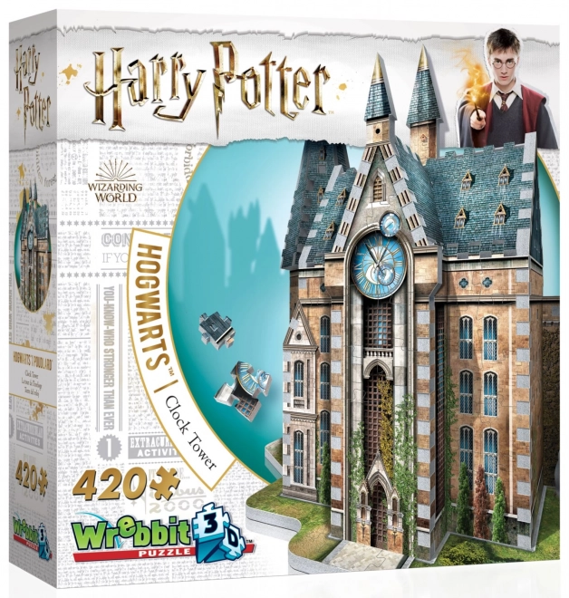 Puzzle 3D Harry Potter: Turnul cu Ceas Hogwarts