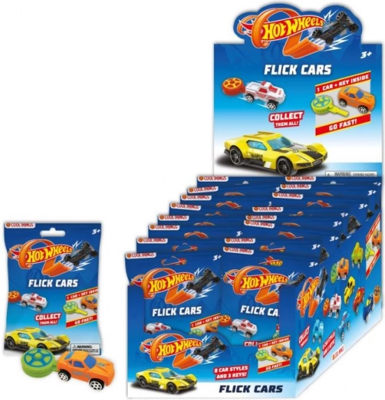 Hot Wheels Flick K-Cars – mașinuță cu cheie din PVC