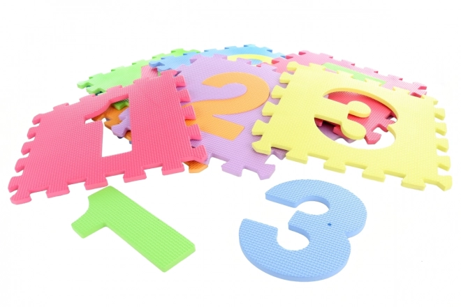 Covoraș puzzle din spumă pentru copii cu numere