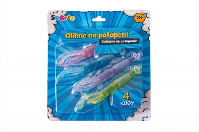 Jucărie scufundătoare Squid pentru înot