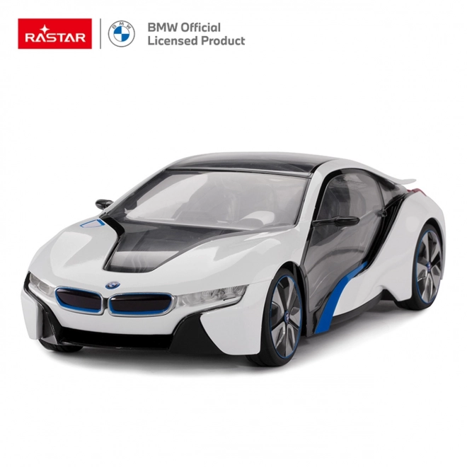 Mașinuță electrică BMW i8 cu telecomandă Rastar 1:14