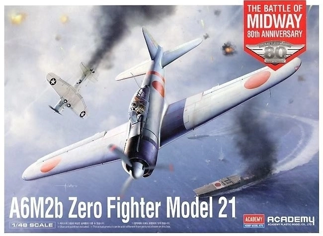 Model din plastic A6M2B Zero Fighter Skala 1/48