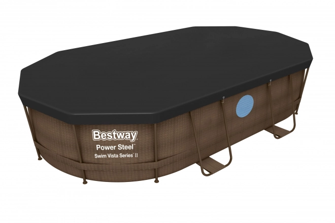 Prelată protecție piscină Bestway pentru Power Steel Oval Frame Pools