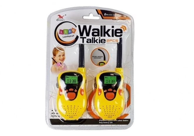 Walkie Talkie pentru copii - galbene