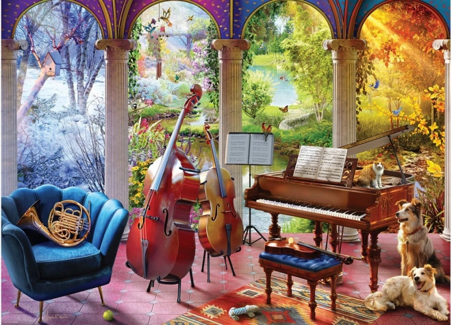 Puzzle Anotimpurile EUROGRAPHICS 1000 piese