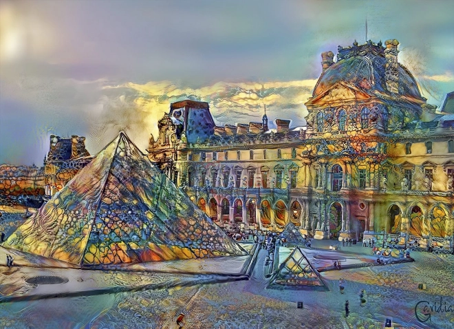Puzzle Muzeul Louvre Paris 1000 piese