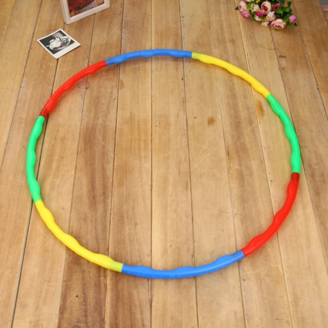 Cerc Hula cu noduri colorat 8 piese pentru exerciții