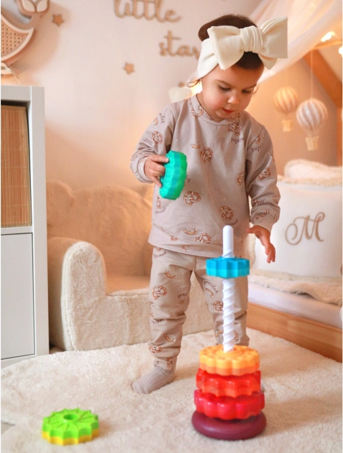 Piramida educativă Woopie Turnul curb