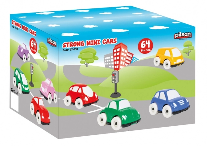 Mașinuță mini din plastic pentru cei mici